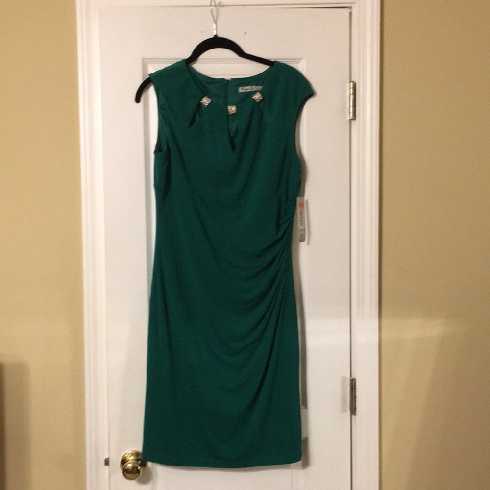 Brand new green cocktail dress. Never worn